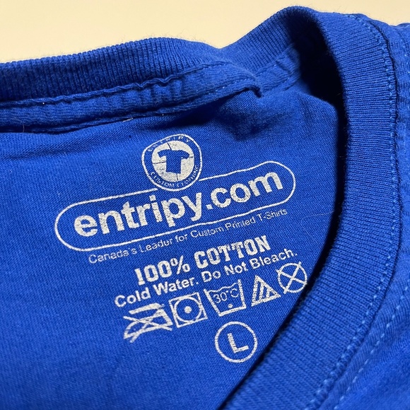 RARE NBA BAA Toronto Huskies 1940s Throwback T-shirt Size L - Picture 3 of 7